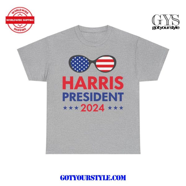 Cool Harris President 2024 T-Shirt - Image 6