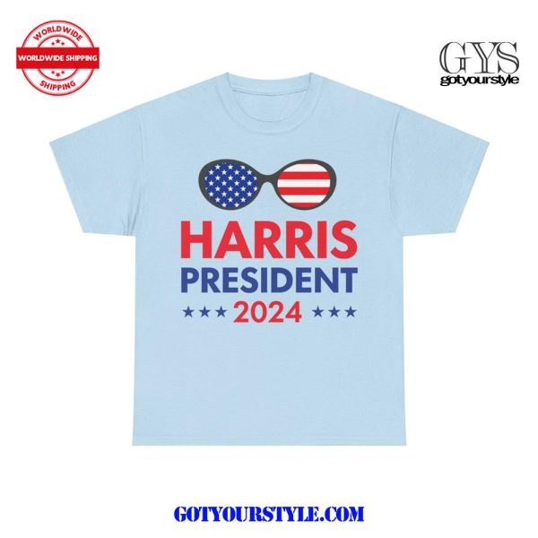 Cool Harris President 2024 T-Shirt - Image 8