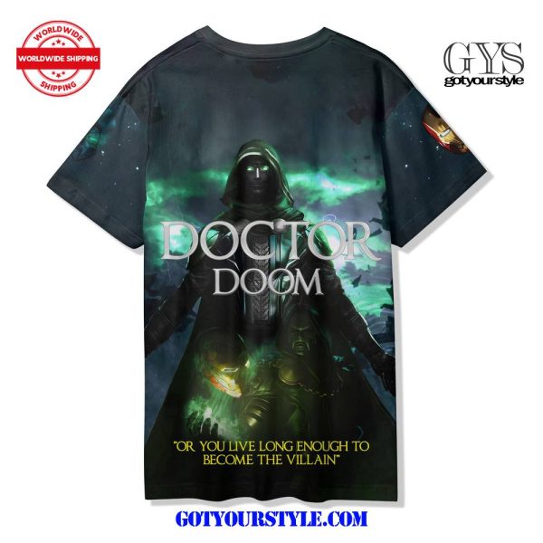 Dr Doom I Am Iron Man T-Shirt - Image 3
