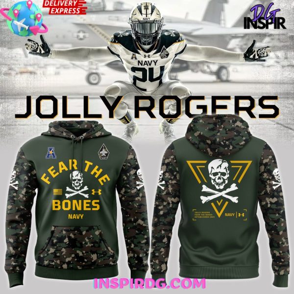 Navy Midshipmen Jolly Rogers Special Camo Hoodie Hoodie T-shirt Sweatshirt All Merchandise