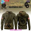 Oklahoma Sooners Salute to Service 2024 Camo Hoodie