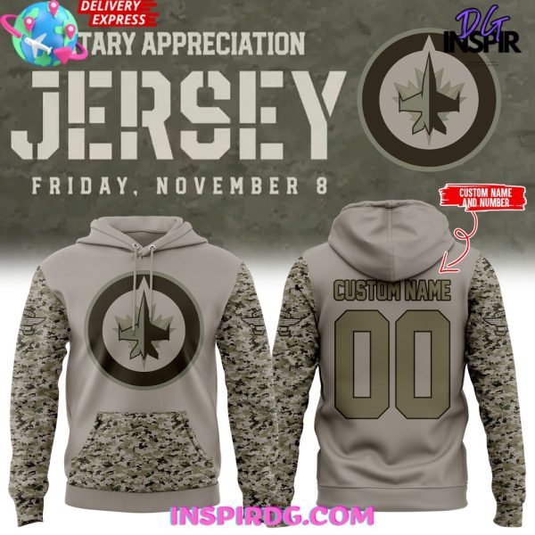 Winnipeg Jets Military Appreciation 2025 Hoodie