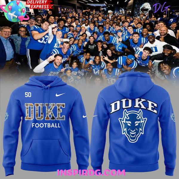 Duke Blue Devils Football Brotherhood Special Edition Hoodie