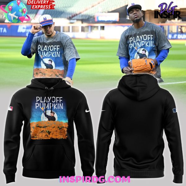 New York Mets Playoff Pumpkin Hoodie