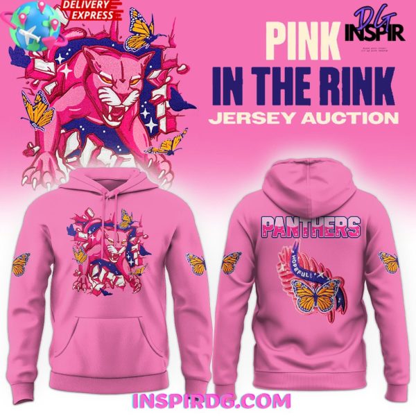 Florida Panthers Pink In The Rink 2025 Hoodie