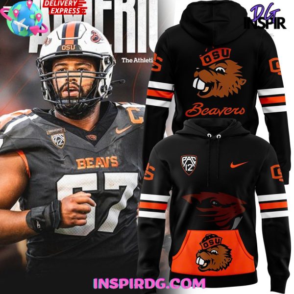 Oregon State Beavers PAC12 Football Hoodie
