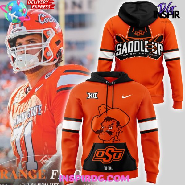 Oklahoma State Cowboys Saddle Up 2025 Hoodie