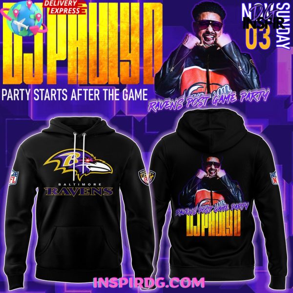 Baltimore Ravens DJ Pauly 2025 Hoodie