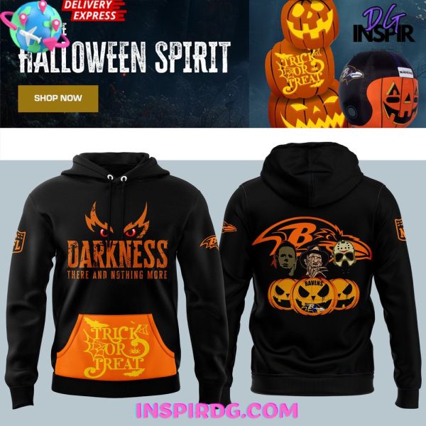 Baltimore Ravens Trick Or Treat 2025 Hoodie