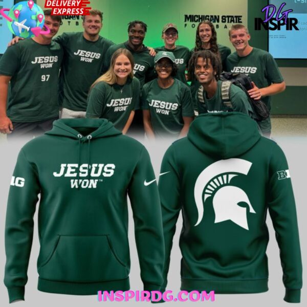 Michigan State Spartans Jesus Won 2025 Hoodie