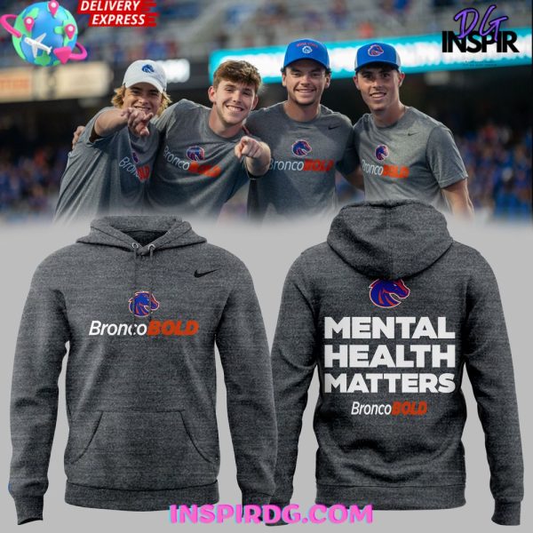 Boise State Broncos Mental Health Matters 2025 Hoodie