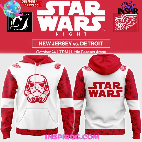 Detroit Red Wings x Star Wars Night 2025 Hoodie