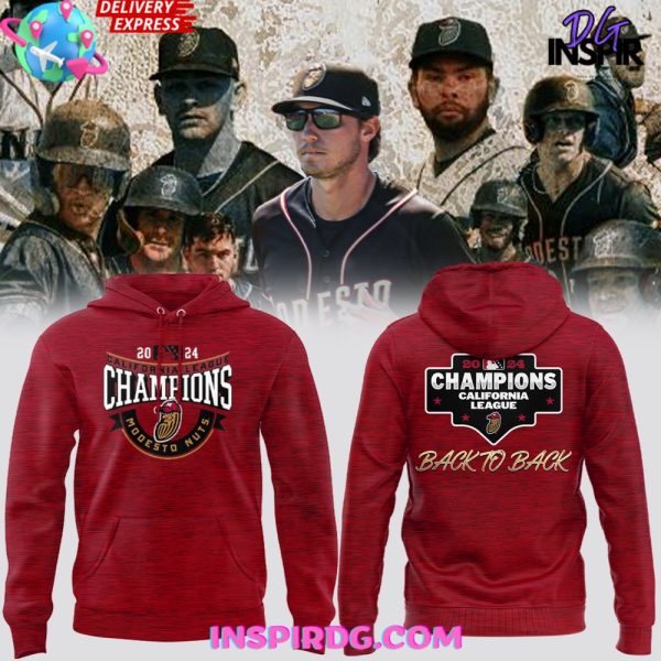Modesto Nuts California League Champions 2025 Hoodie