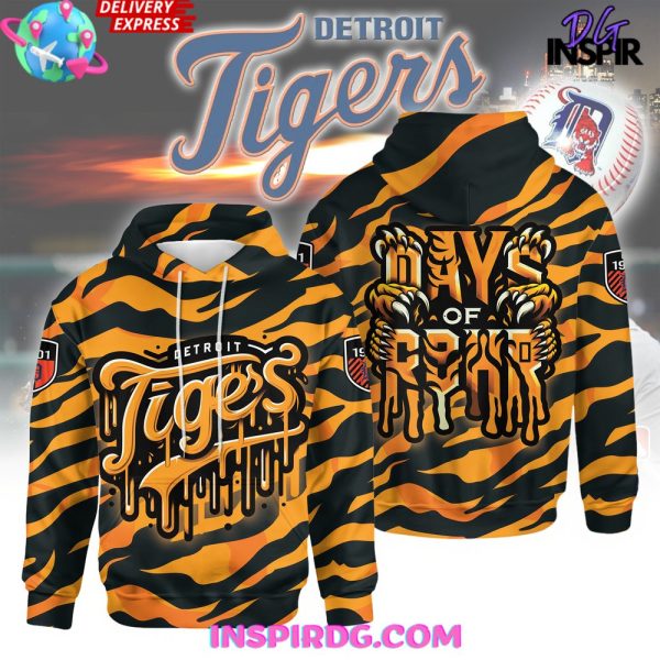 Detroit Tigers Days Of Roar 2025 Hoodie