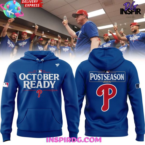Philadelphia Phillies October Ready Postseason 2025 Hoodie