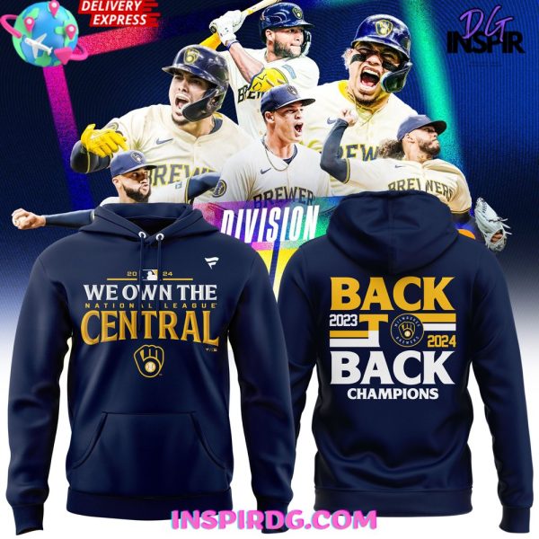 Milwaukee Brewers We Own The National League Central 2025 Hoodie