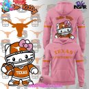 Texas Longhorns x Hello Kitty 2024 Pink Hoodie