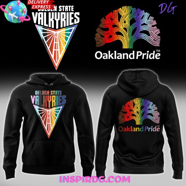 Golden State Valkyries Oakland Pride 2025 Black Hoodie
