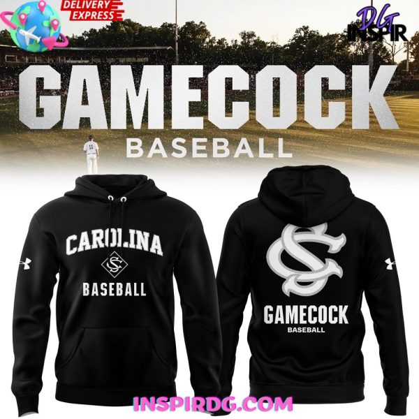 South Carolina Gamecock Baseball 2025 Black Hoodie