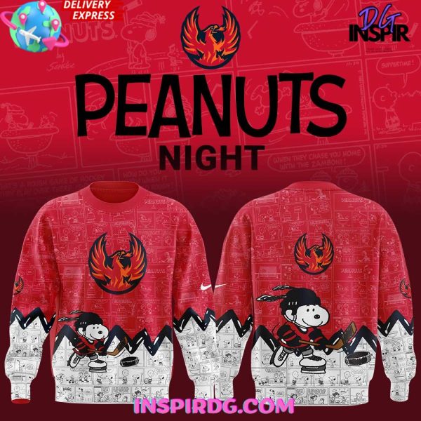 Coachella Valley Firebirds 75th Anniversary of Peanuts Special Sweatshirt