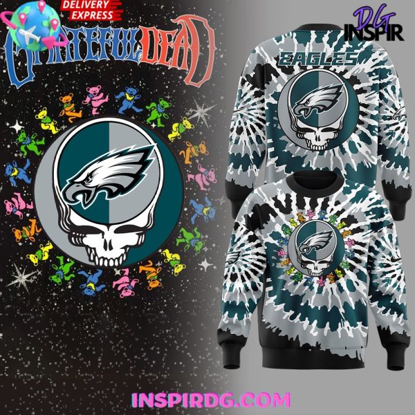 Philadelphia Eagles Grateful Dead Special Sweatshirt