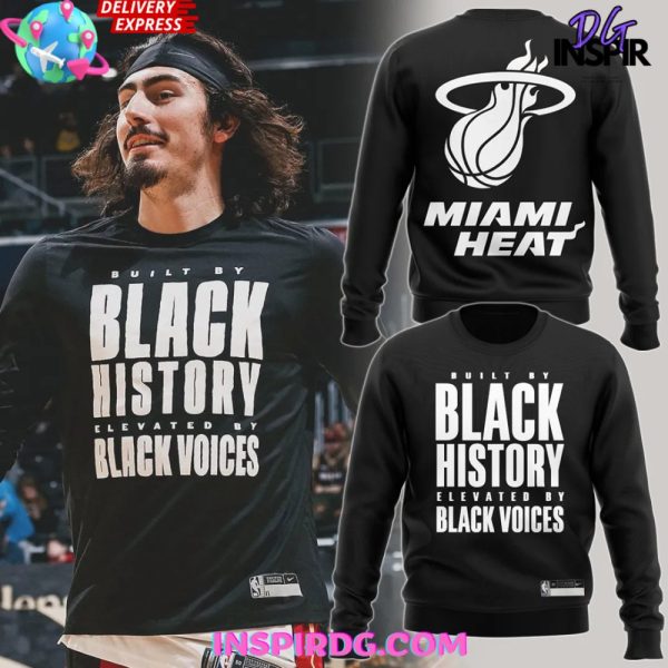 Miami Heat Black Excellence 2025 Black Sweatshirt