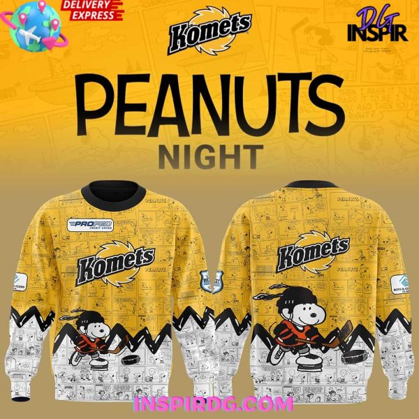 Fort Wayne Komets 75th Anniversary of Peanuts Special Sweatshirt