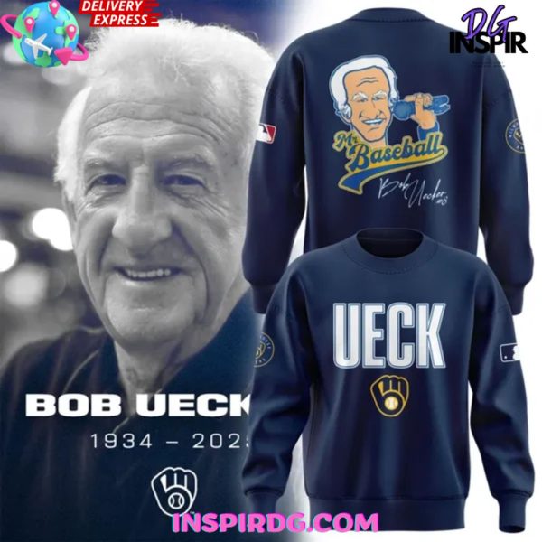 Baseball Hall of Famer Bob Uecker Limited Blue Sweatshirt