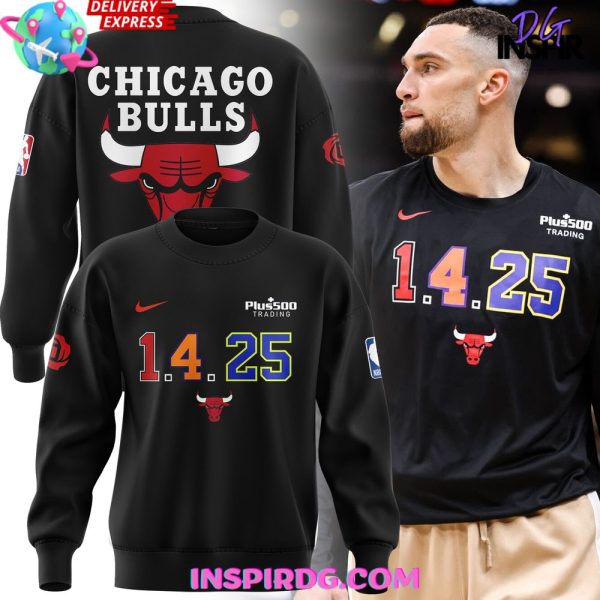 Chicago Bulls 1.4.25 Limited Edition NBA Sweatshirt
