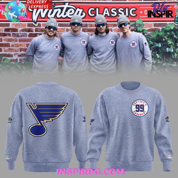 St. Louis Blues Gretzky's 99 Basement 2025 NHL Sweatshirt
