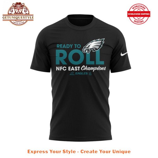Coach Nick Sirianni x Philadelphia Eagles Ready To Roll NFC East Champion Shirt - Image 2