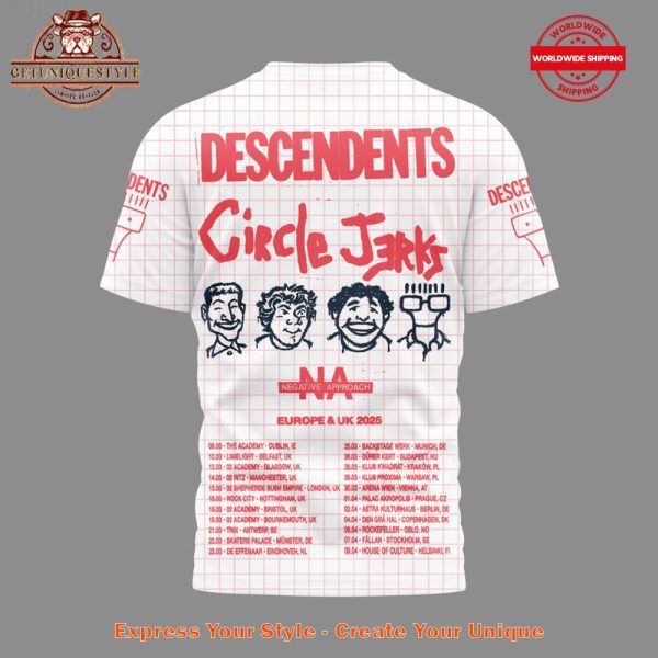 Descendents Circle Jerks Tour 2025 Shirt - Image 3