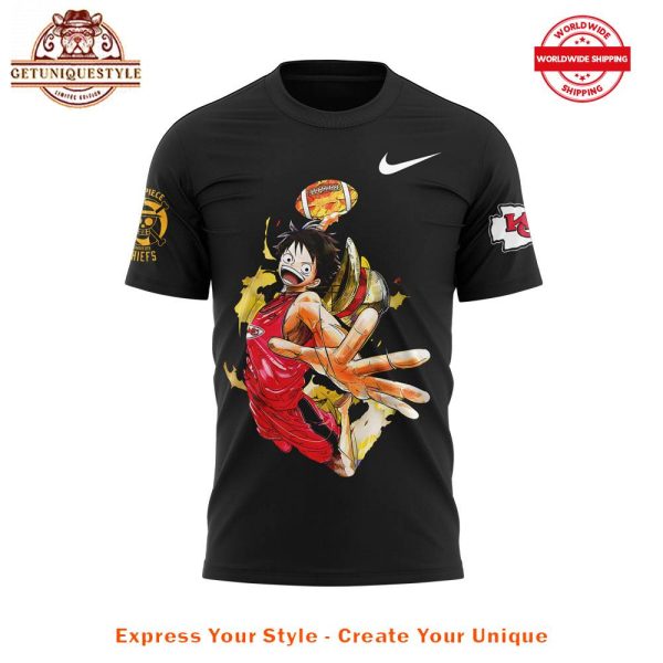 Kansas City Chiefs x One Piece Welcome Luffy Are Joining Shirt - Image 2