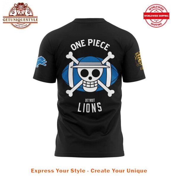 One Piece x Detroit Lions Welcome Luffy are joining Shirt - Image 3
