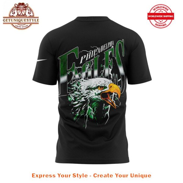 Philadelphia Eagles 2024 NFL Playoffs Go Birds Shirt - Image 3