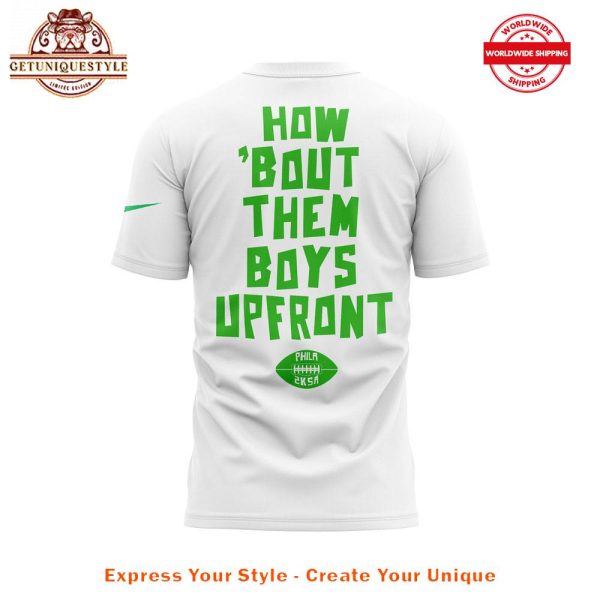Philadelphia Eagles Saquon Barkley How 'Bout Them Boys Upfront Shirt - Image 3