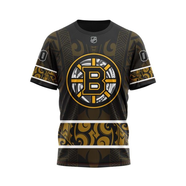 T-shirt Boston Bruins | Specialized Native With Samoa Culture V0222