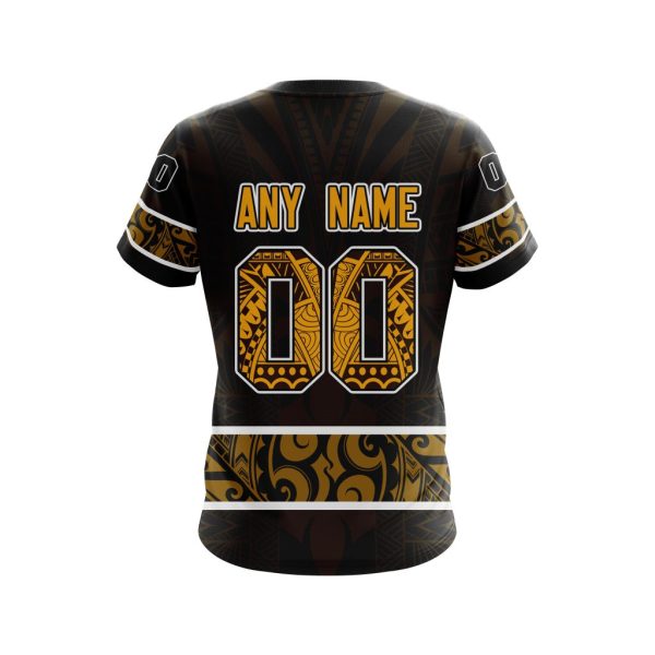 T-shirt Boston Bruins | Specialized Native With Samoa Culture V0222 - Image 2