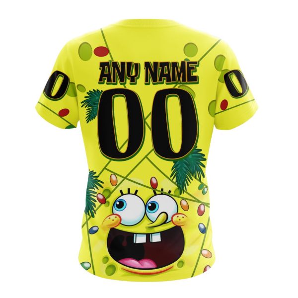 T-shirt Boston Bruins | Specialized Jersey With SpongeBob V0122 - Image 2