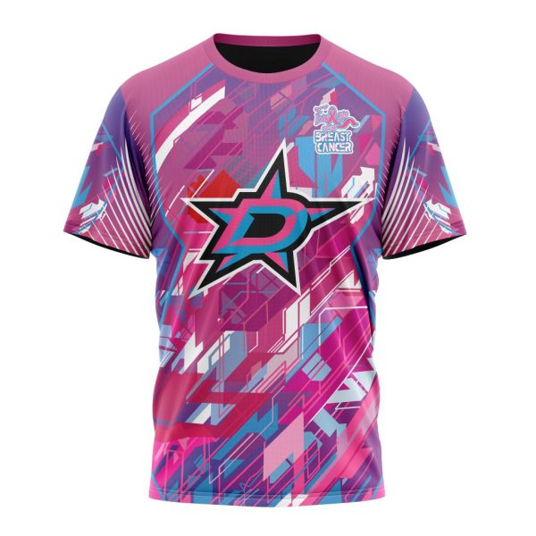 T-shirt NHL Dallas Stars | Specialized Design I Pink I Can! Fearless Again Breast Cancer