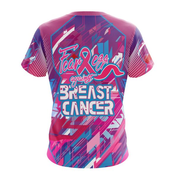 T-shirt NHL Dallas Stars | Specialized Design I Pink I Can! Fearless Again Breast Cancer - Image 2
