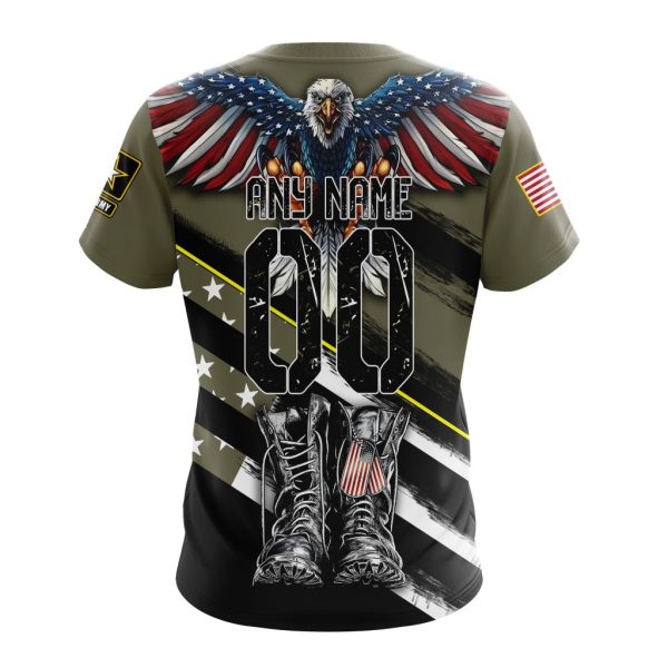 T-shirt NHL Dallas Stars - Honor Veterans And Their Families ST2202 - Image 2