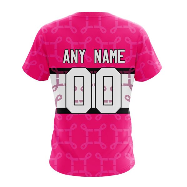 T-shirt NHL Dallas Stars | Specialized Design I Pink I Can! IN OCTOBER WE WEAR PINK BREAST CANCER - Image 2