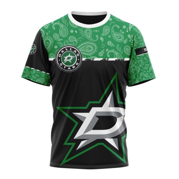 T-shirt NHL Dallas Stars | Specialized Jersey Hockey With Paisley