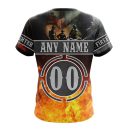 T-shirt NHL Dallas Stars | Specialized Kits To Honor FireFighter In Patriot Day We Will Never Forget