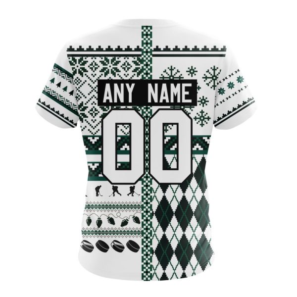 T-shirt NHL Dallas Stars | Specialized Unisex Christmas Is Coming V01 - Image 2