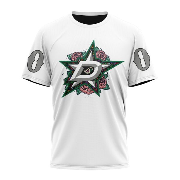 T-shirt NHL Dallas Stars | Specialized Unisex Kits Dia De Muertos