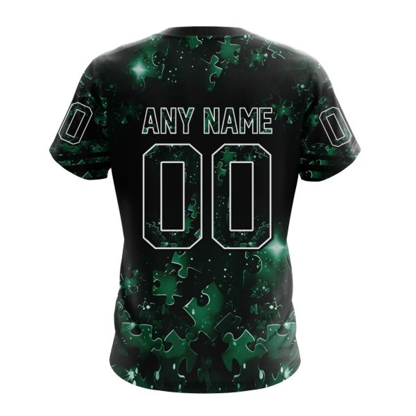 T-shirt NHL Dallas Stars Special Autism Awareness Design ST2402 - Image 2