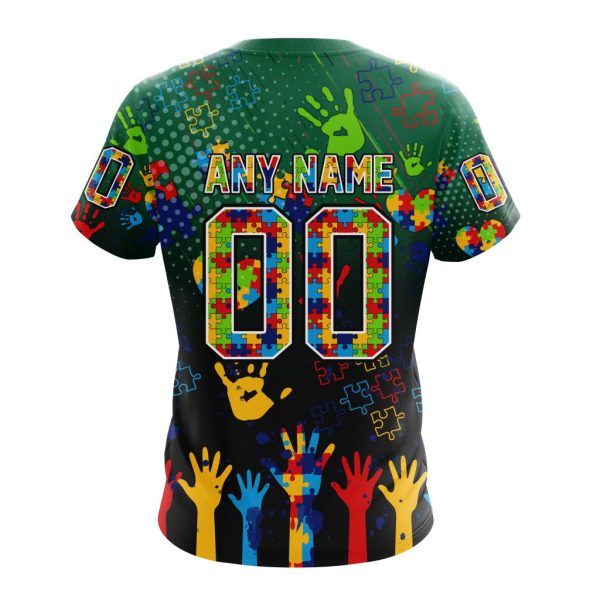 T-shirt NHL Dallas Stars Special Autism Awareness Design ST2401 - Image 2