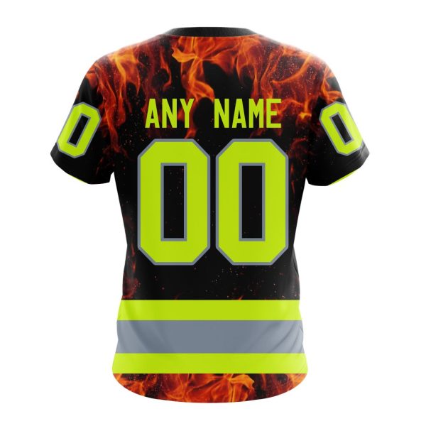 T-shirt NHL Dallas Stars Special Design Honoring Firefighters ST2401 - Image 2